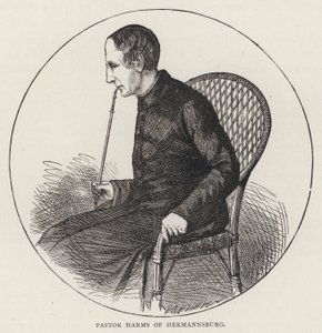 Pastor Harms i Hermannsburg (gravyr) av English School