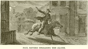 Paul Revere sprider larmet av English School