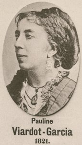 Pauline Viardot-Garcia (gravyr) av English School