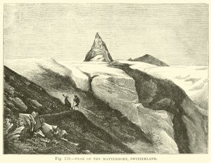 Toppen av Matterhorn, Schweiz av English School