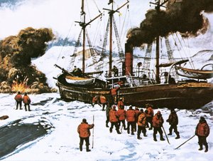 Pearys expedition till Nordpolen av English School