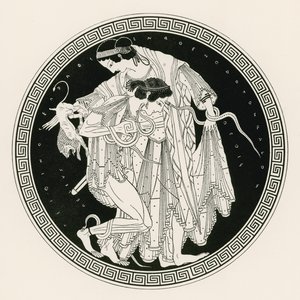 Peleus och Thetis (gravyr) av English School