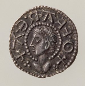 Penny of Offa, kung av Mercia, 757-96 (framsidan) (silver) (för baksidan se 168072)