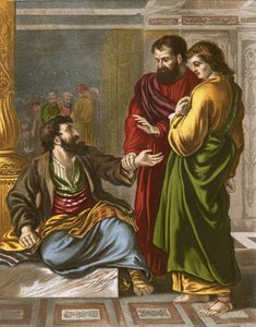 Petrus och Johannes vid templets port av English School