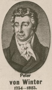 Peter von Winter (gravyr) av English School