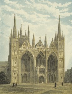 Peterborough Cathedral, West Front av English School