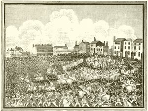 Peterloo massaker av English School