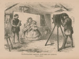 Fotografisk salong i östra delen av London av English School
