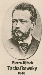 Pierre-Ilyich Tjajkovskij (gravyr) av English School