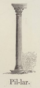 Pillar (engraving) av English School