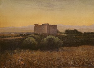 Platser som nämns i Bibeln: Jeriko, från sydväst (chromolitho) av English School