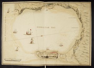 Plan för Gibraltar, Fem planer för bukten och Gibraltars fästning av English School