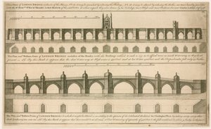 Planer för nya London Bridge av English School