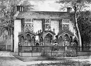 Plas Newydd, nära Llangollen, Wales, säte för Lady Eleanor Butler och Miss Ponsonby av English School