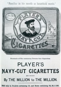 Players Navy Cut Cigarettes, 20th Century av English School