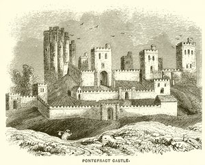 Pontefract slott av English School