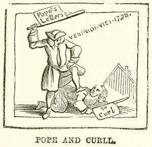 Pope och Curll av English School
