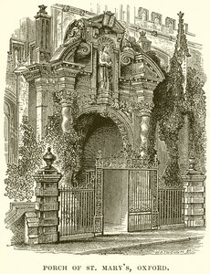 Porch of St. Marys, Oxford av English School