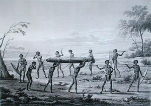 Port Jackson, New Holland: Aborigine Burial Ceremony, från 