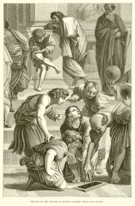 Del av Atens skolor (Gallery Della Segnatura) av English School