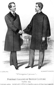 Porträtgalerie der britischen Kostüme, veröffentlicht mit dem Tailor and Cutter von John Williamson, 1872