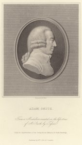 Porträtt av Adam Smith av English School