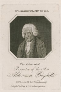 Porträtt av Alderman Boydell av English School