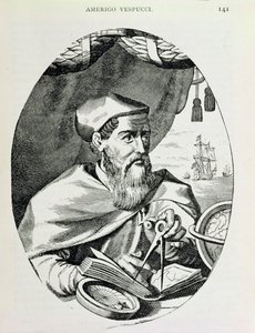 Porträtt av Amerigo Vespucci (1454-1512) från 