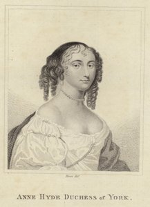 Porträtt av Anne Hyde av English School