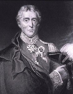 Porträtt av Arthur Wellesley av English School