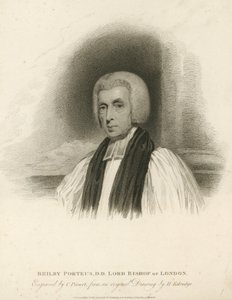 Porträtt av Beilby Porteus av English School