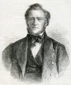 Porträtt av Brigham Young, 1861 av English School