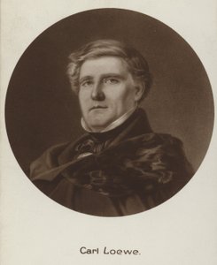 Porträt von Carl Loewe von English School