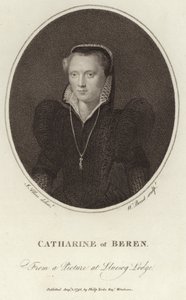Porträtt av Katarina av Beren av English School