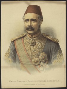 Porträtt av Charles George Gordon