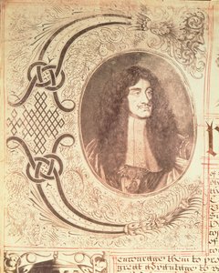 Porträtt av Charles II från Hudson