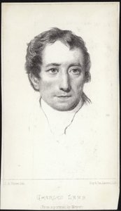 Porträtt av Charles Lamb av English School