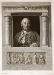 Porträtt av David Hume, illustration från David Humes The History of England, pub. av R. Bowyer, London, 1812 av English School