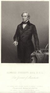 Porträtt av Edward Everett av English School