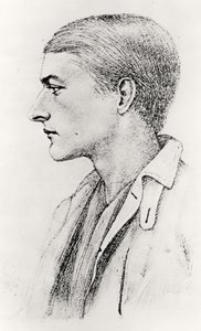 Porträtt av Edward Fitzgerald av English School