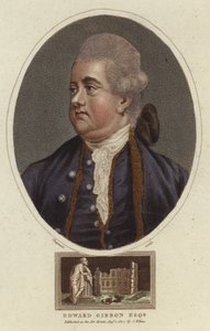 Porträtt av Edward Gibbon av English School