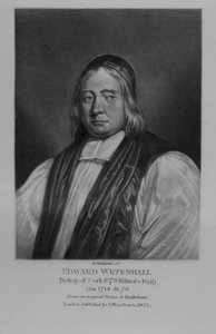 Porträtt av Edward Wetenhall, från "Characters Illustrious in British History", av Richard Earlom och Charles Turner, 1815. av English School