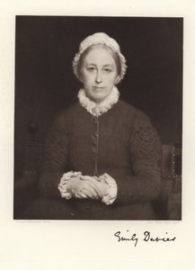 Porträtt av Emily Davies av English School