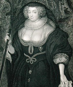 Portræt af Frances Howard (ca. 1578-1639) hertuginde af Richmond, fra 