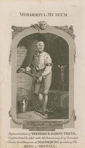 Porträtt av Frederick Baron Trenk av English School
