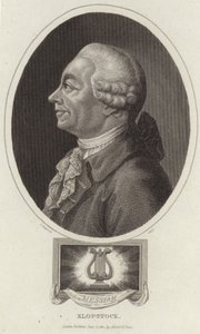 Porträtt av Friedrich Gottlieb Klopstock av English School