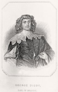 Porträtt av George Digby, Earl of Bristol, 1835 av English School