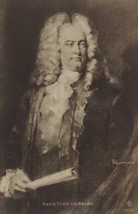 Porträtt av Georg Friedrich Händel av English School