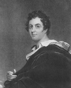 Porträtt av George Gordon, 6:e Lord Byron av Rochdale (1788-1824)