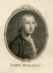 Porträtt av George Montagu Dunk, 2nd Earl of Halifax (1716-71), graverad av Aliamet av English School